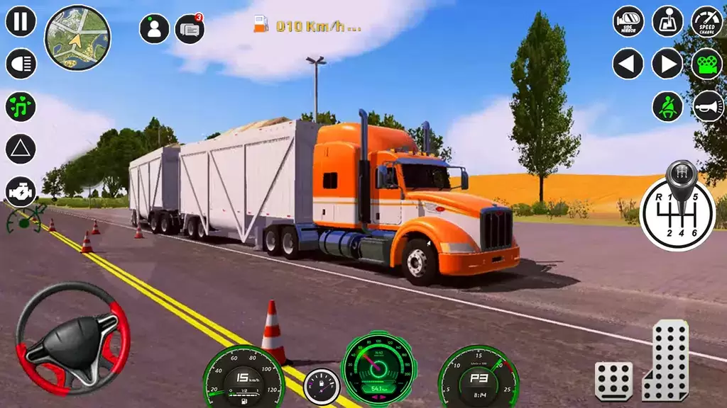 American Cargo City Driving 3D Schermafbeelding 2