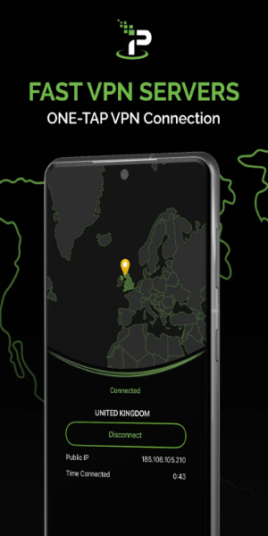 IPVanish: VPN Location Changer Mod Zrzut ekranu 1