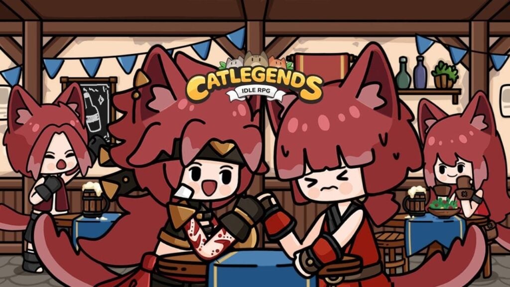 毛皮のようなヒーローは、猫の伝説でアイドルRPGアクションに参加します