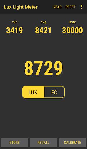 Schermata Lux Light Meter Pro 1