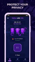 Triple Ape VPN - Safe & Secure Screenshot 1