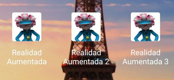 Realidad Aumentada App Android Ảnh chụp màn hình 3