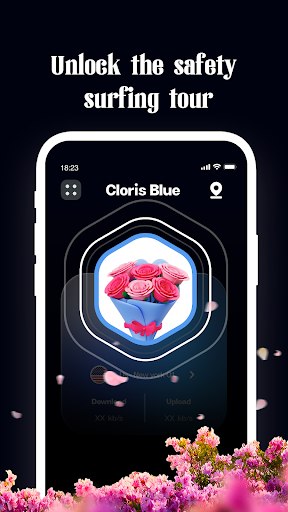 Schermata Cloris Blue VPN 1