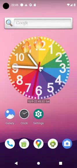 Rainbow Clock ภาพหน้าจอ 2