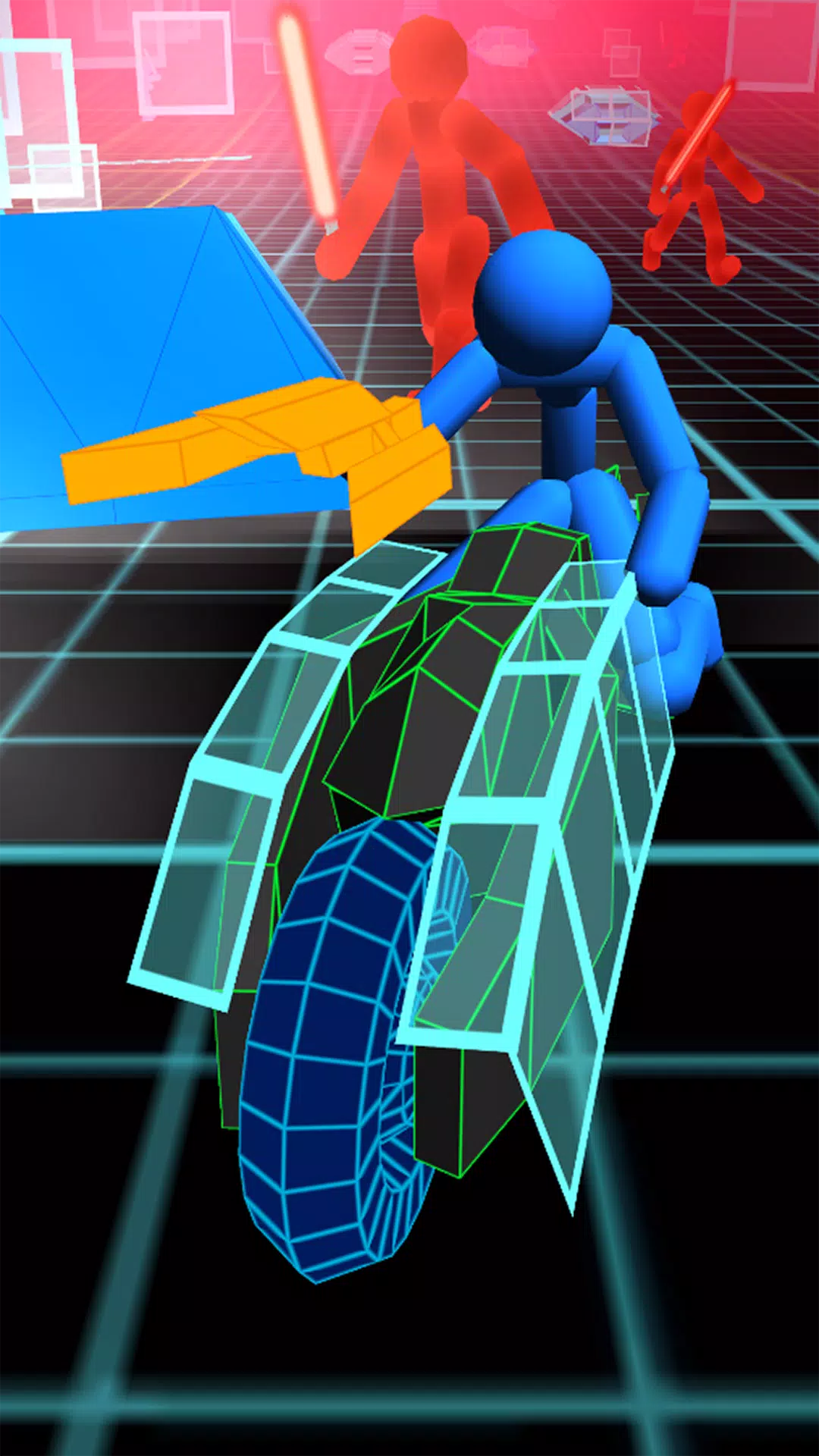 Stickman Neon Motorcycle Race 스크린샷 2