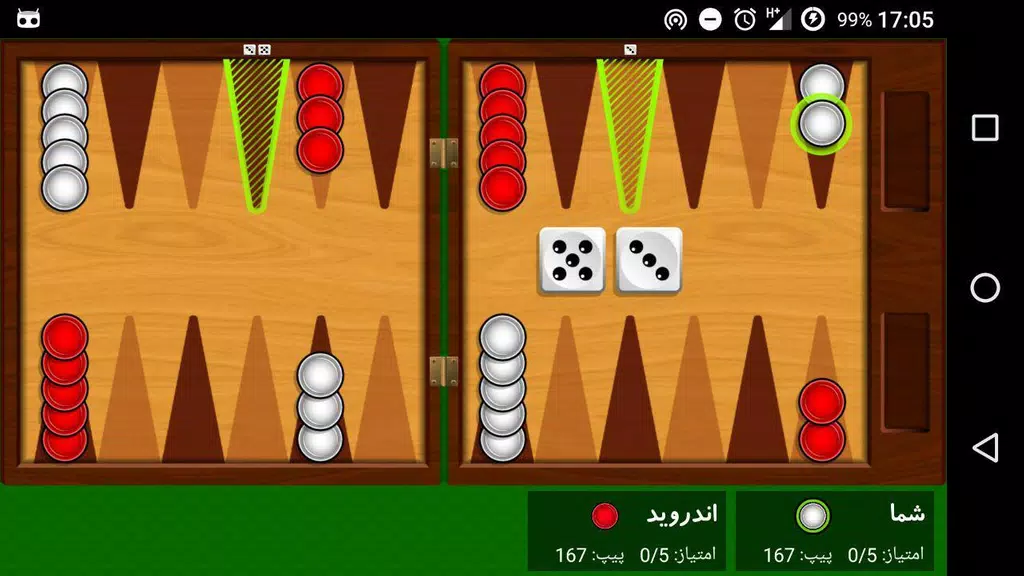 تخته نرد حرفه ای スクリーンショット 1