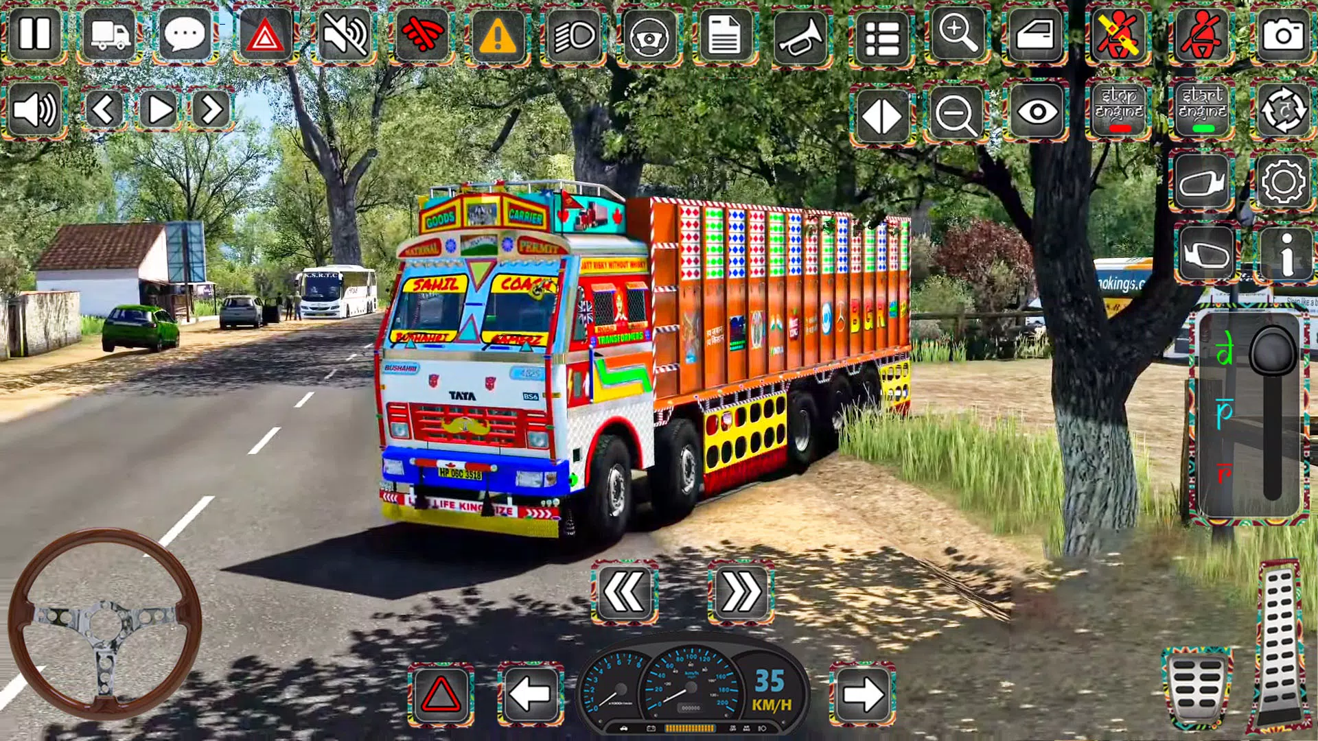 Indian Truck Driver Simulator應用截圖第4張