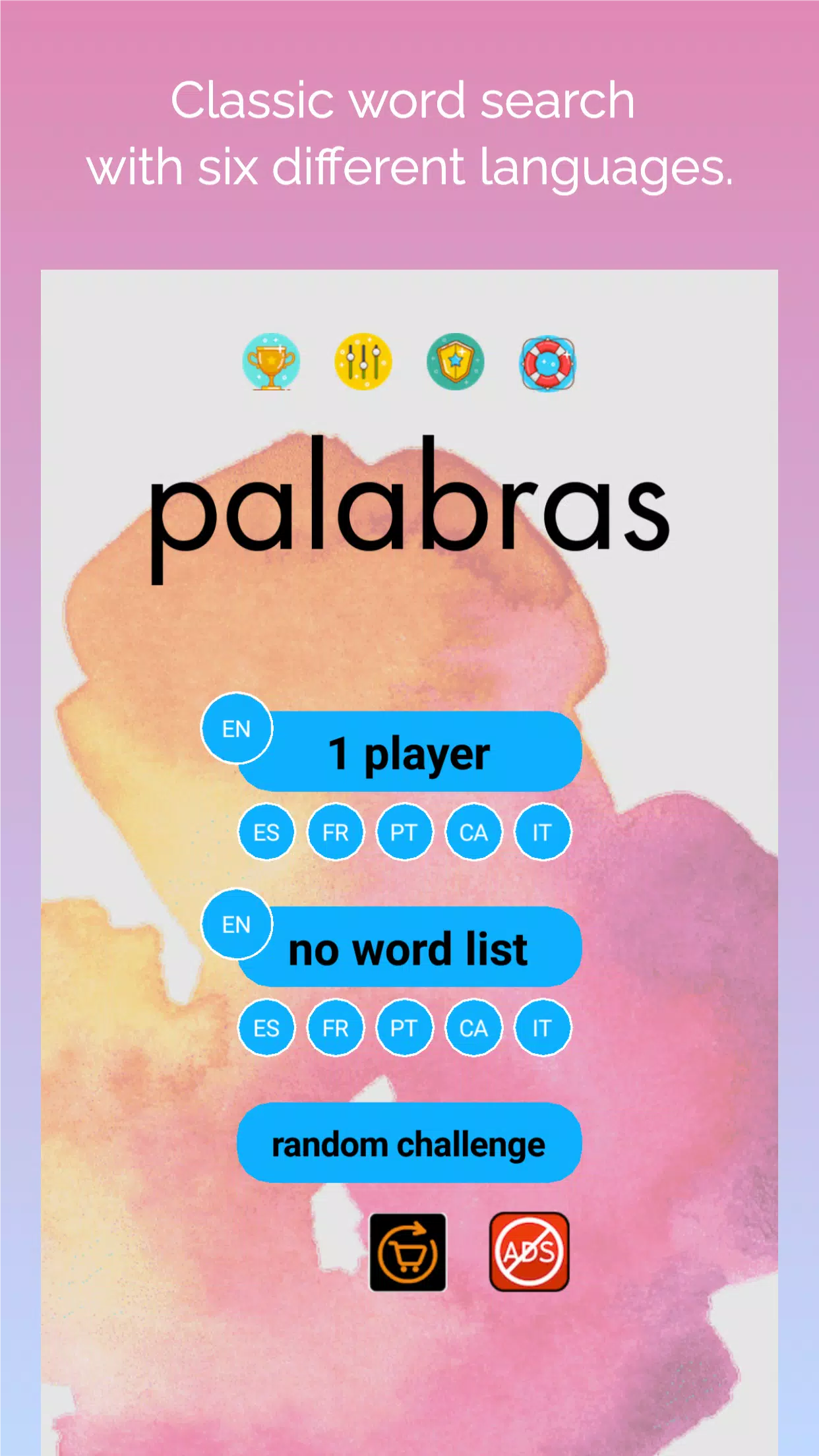 busca palabras: sopa de letras Capture d'écran 1