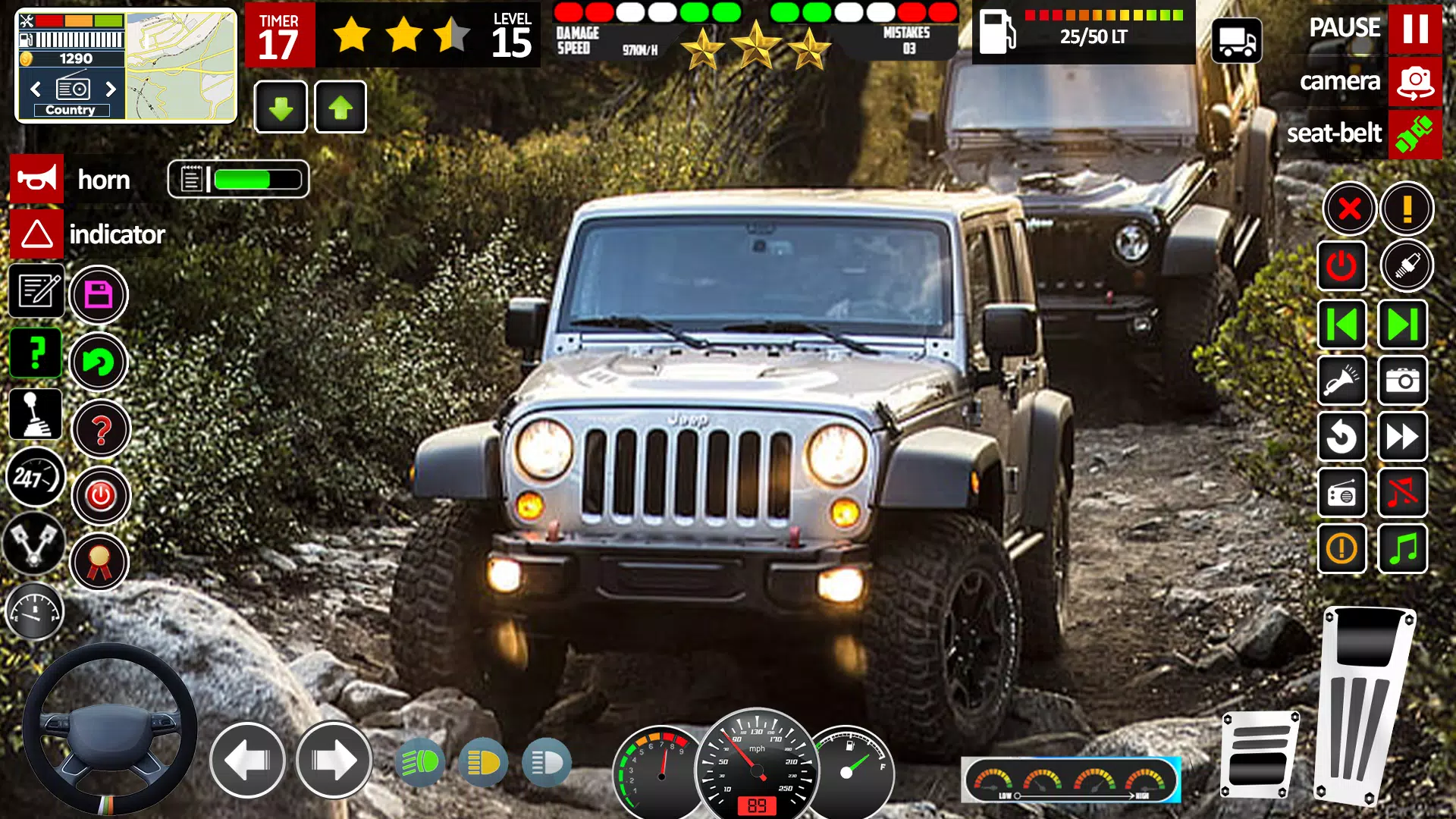 Jeep Driving Game 3d Simulator Captura de tela 2