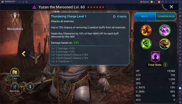 การสร้าง Yuzan the Marooned ในการจู่โจม: Shadow Legends: A Guide