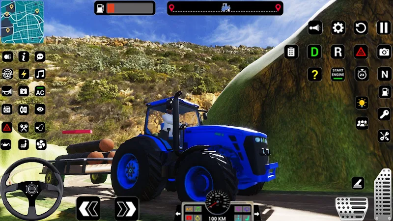 Tractor Trolly Driving Games Schermafbeelding 1