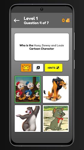 Guess Cartoon Character Quiz Schermafbeelding 4