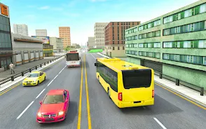 Bus Driving Sim- 3D Bus Games Captura de tela 4