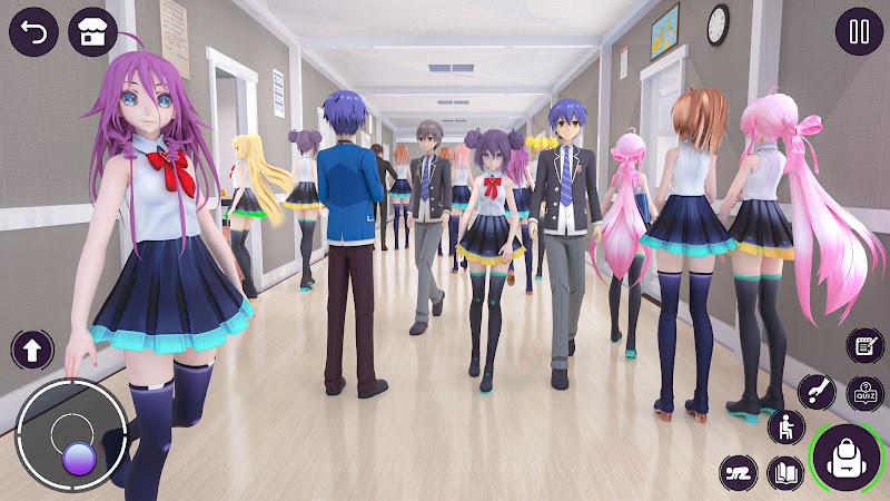 Sakura High School Girls Games Schermafbeelding 1