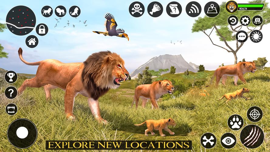 Ultimate Lion Simulator Game Schermafbeelding 2