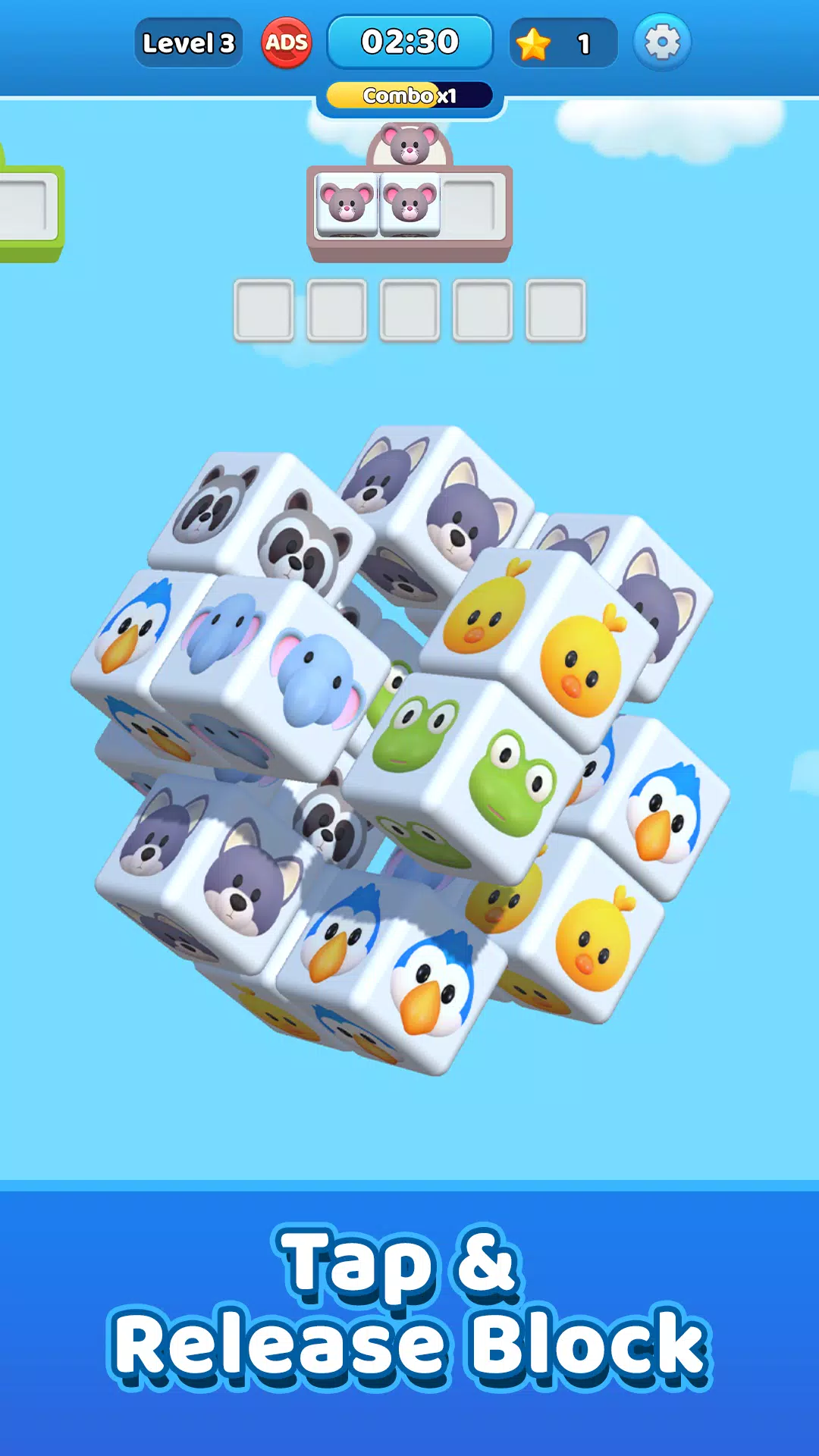 Tap Jam Master: Cube Sort 3D Schermafbeelding 2