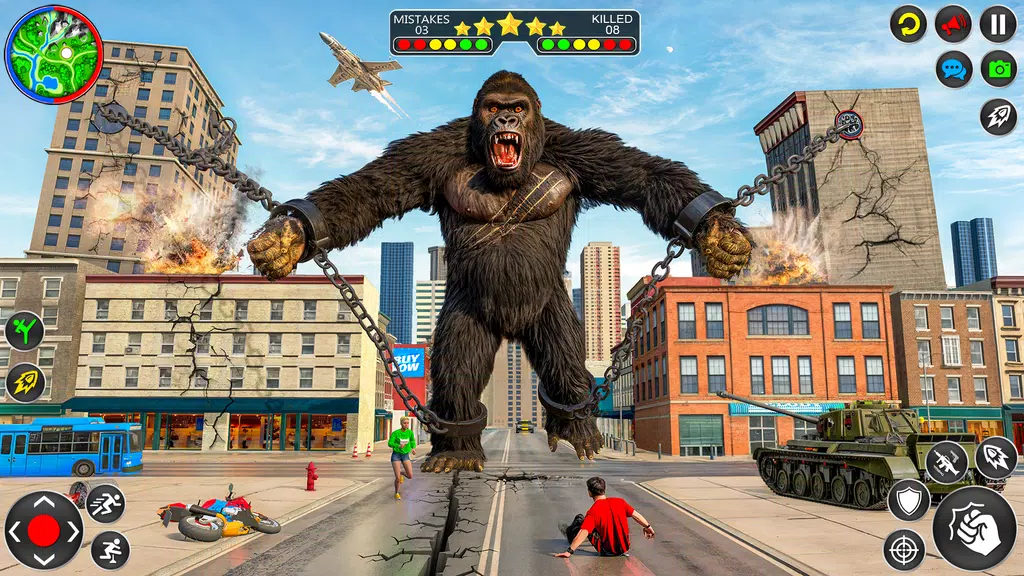 King Kong Gorilla City Attack Schermafbeelding 2