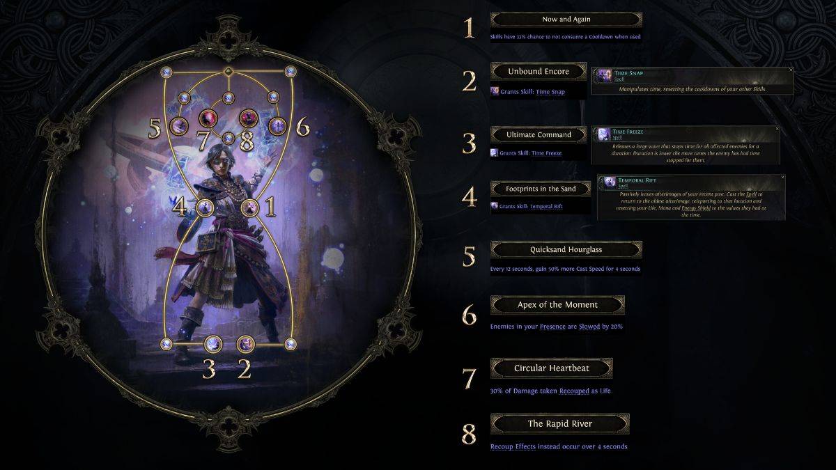 Chronomancer Büyücü Yükseliş Ağacı