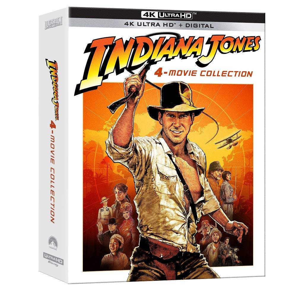 Collezione 4K UHD + Blu-ray Indiana Jones 4 film