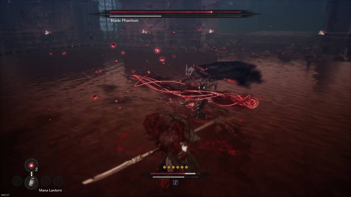 如何在第一个狂战士中击败Blade Phantom：Khazan阶段1