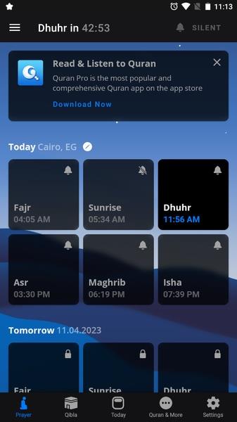 Athan Pro - Tiempos de Oración Captura de pantalla 1