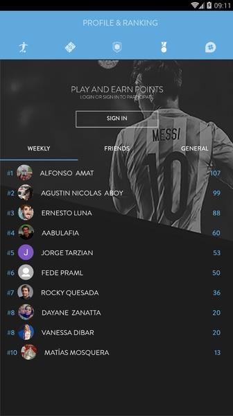 Messi App Oficial Captura de tela 4