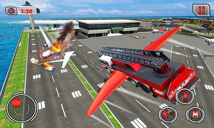 Fire Truck Games: Robot Games Schermafbeelding 2