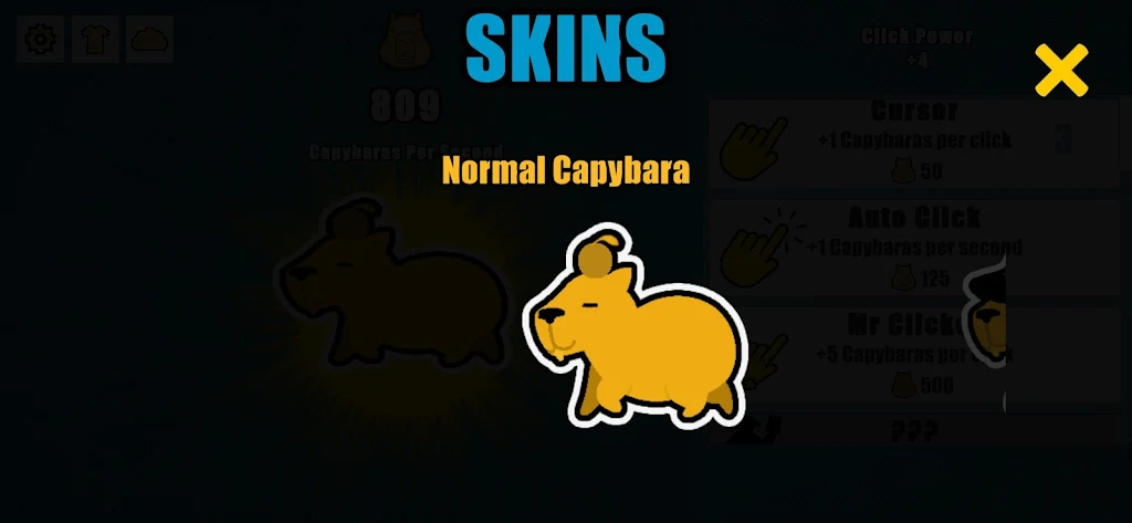 Capybara Clicker Скриншот 3