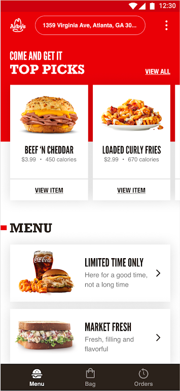 Arby's Fast Food Sandwiches應用截圖第1張