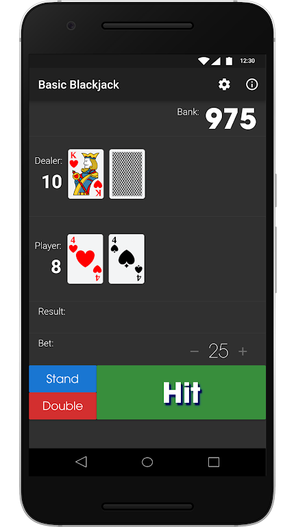 Basic Blackjack Schermafbeelding 2