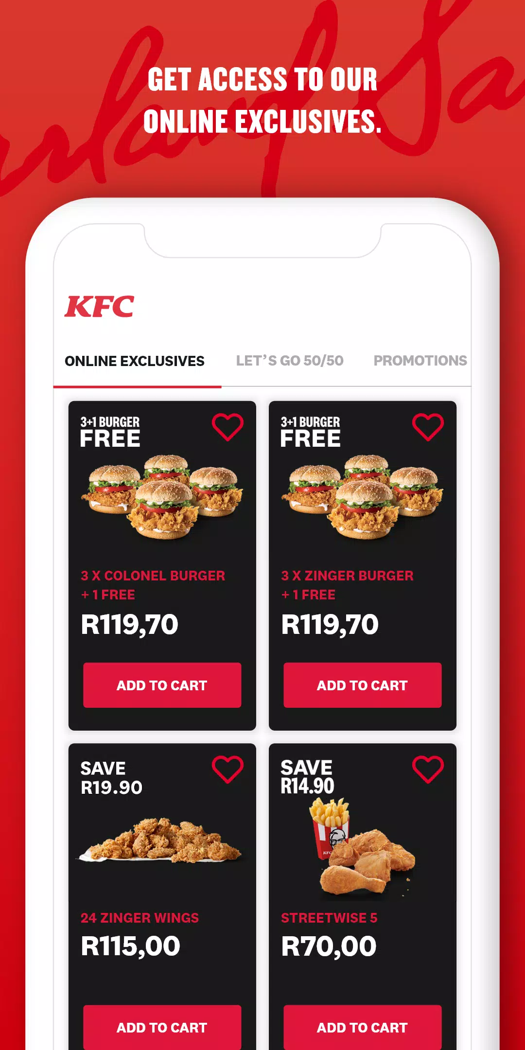 KFC South Africa Schermafbeelding 2