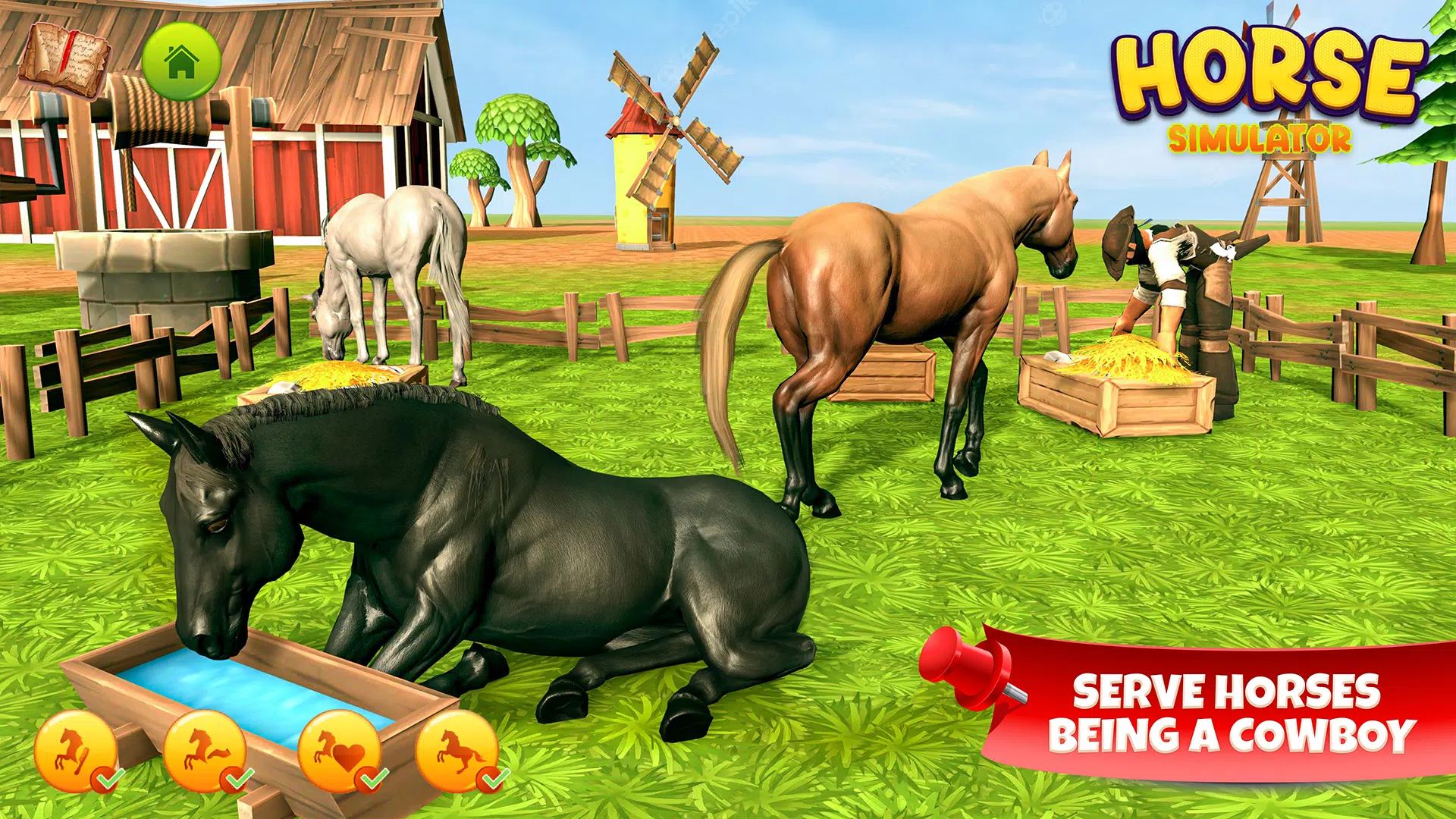 Horse Simulator Family Game 3D Screenshot 2