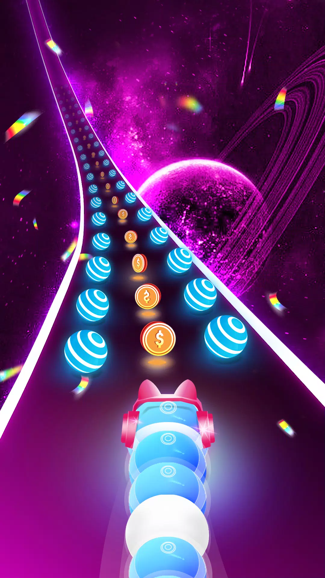 Dancing Snake: Colorful Balls Captura de pantalla 1