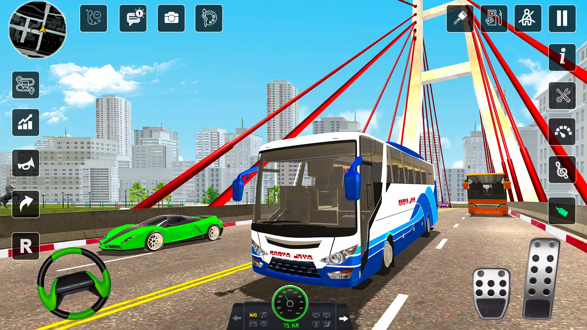 Coach Bus Games Bus Simulator Captura de pantalla 4