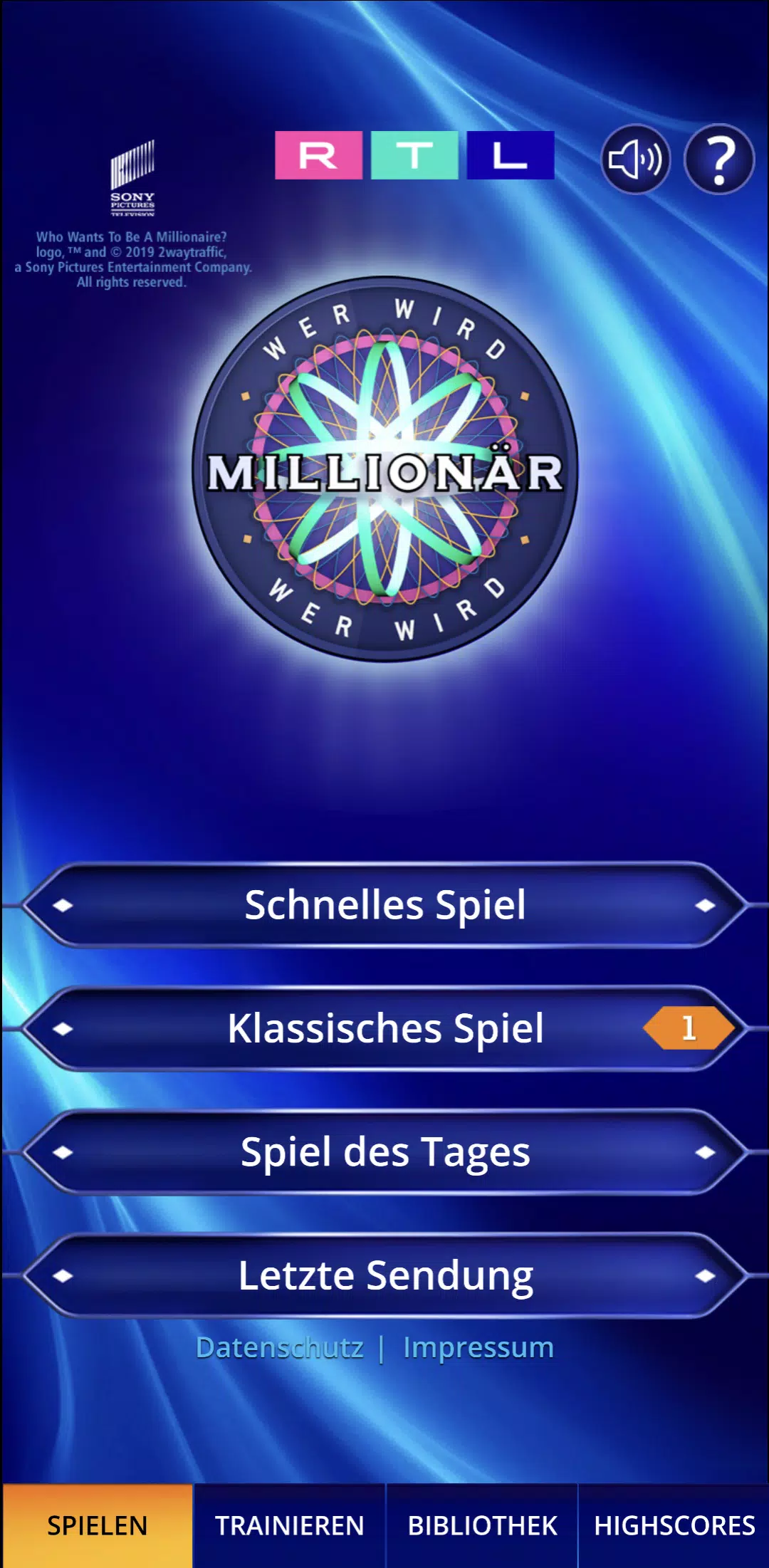 Wer wird Millionär? Training應用截圖第2張