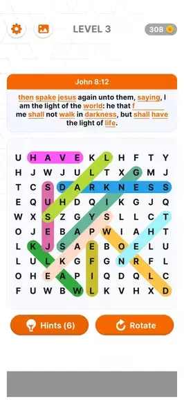 Bible Verse Search-Word Search Schermafbeelding 4