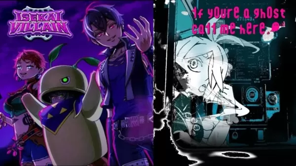 KEMCO's 1f y0u're a gh0st ca11 me here! and Isekai Villain Open Mobile Pre-Reg