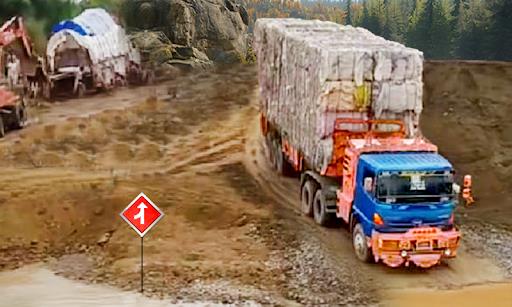 Truck Offroad Simulator Games Schermafbeelding 1