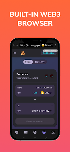 WalletSwap Crypto Wallet স্ক্রিনশট 1