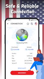 USA VPN: Unlimited Fast VPN Ekran Görüntüsü 4