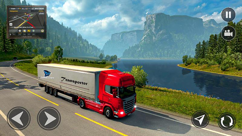 American Truck Driving Games Captura de tela 4