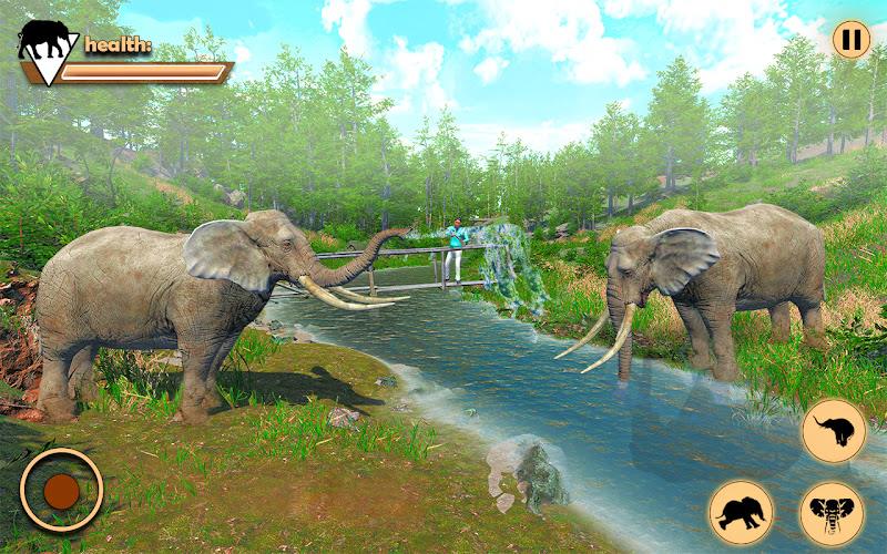 Elephant Simulator Animal Game Schermafbeelding 4