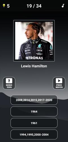 Formula 1:Guess F1 Driver Quiz Schermafbeelding 4