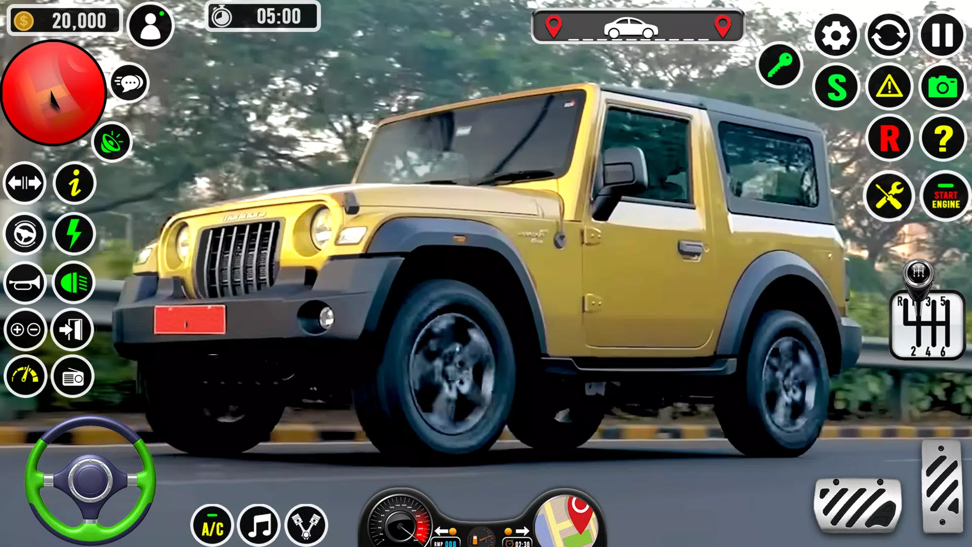 Jeep Driving Game: SUV Jeep Schermafbeelding 3