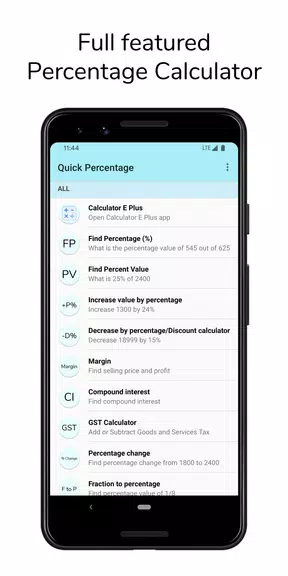 Quick Percentage Calculator スクリーンショット 1