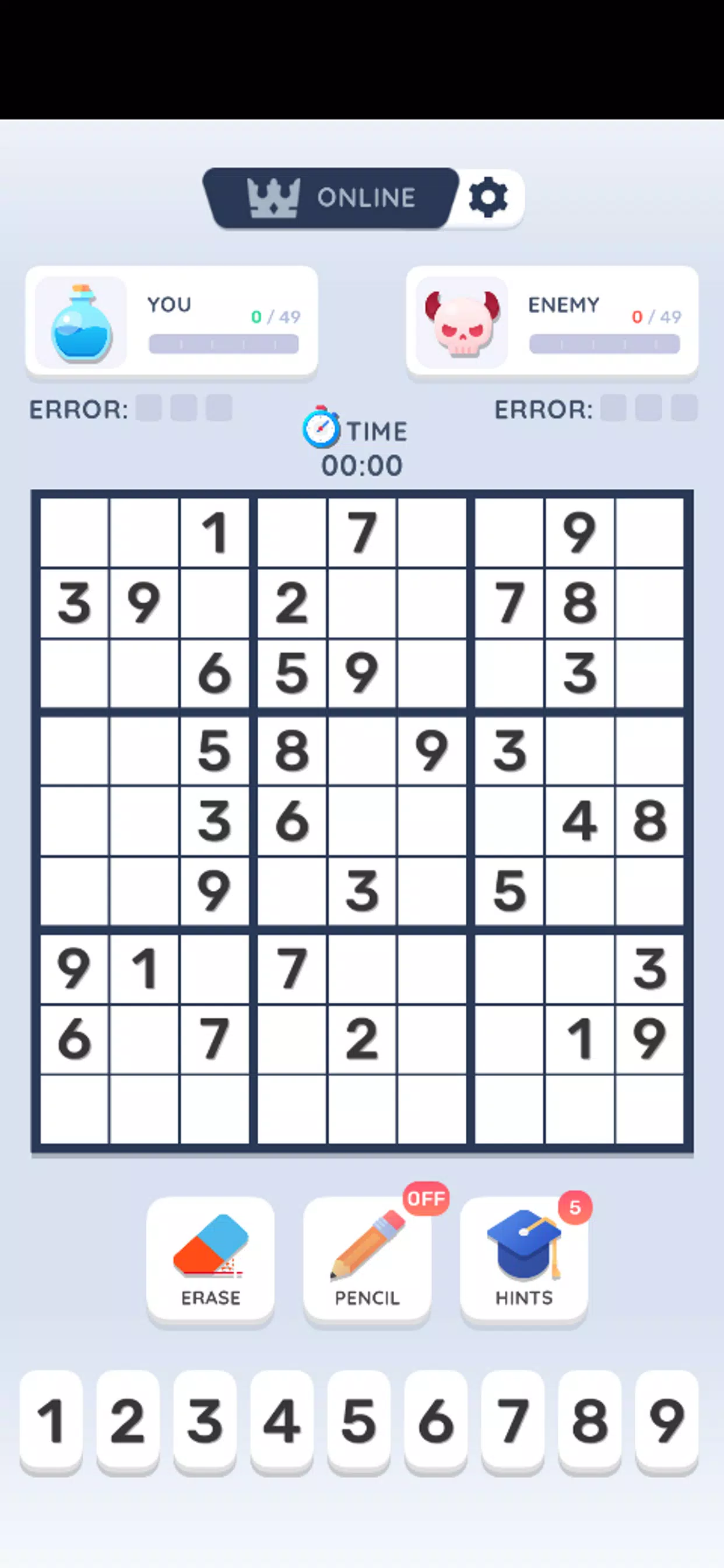 Sudoku Online Tangkapan skrin 3