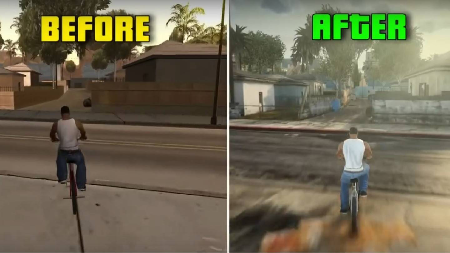 ビデオ：GTA San Andreas Banger Remaster with 51 Mods