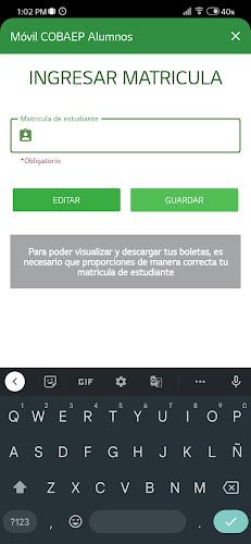 Móvil COBAEP Alumnos 스크린샷 1
