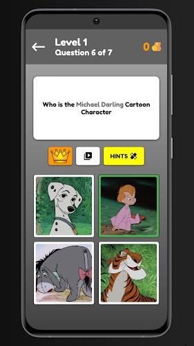 Guess Cartoon Character Quiz Schermafbeelding 2