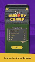 Run Out Champ: Hit Wicket Game Zrzut ekranu 1